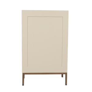Wine Cabinet – Mango Wood Construction, Metal Frame, Bottle Storage – Madison | Starfurn