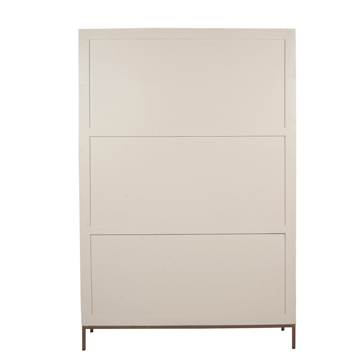 Shelf – Sand Finish, Vertical Slats, Bronze Metal – Madison | Starfurn