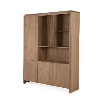 Bücherregal – FSC Massives Mangoholz, Natur Finish, Offenes XL Regalsystem, XL  - Dallas | Starfurn