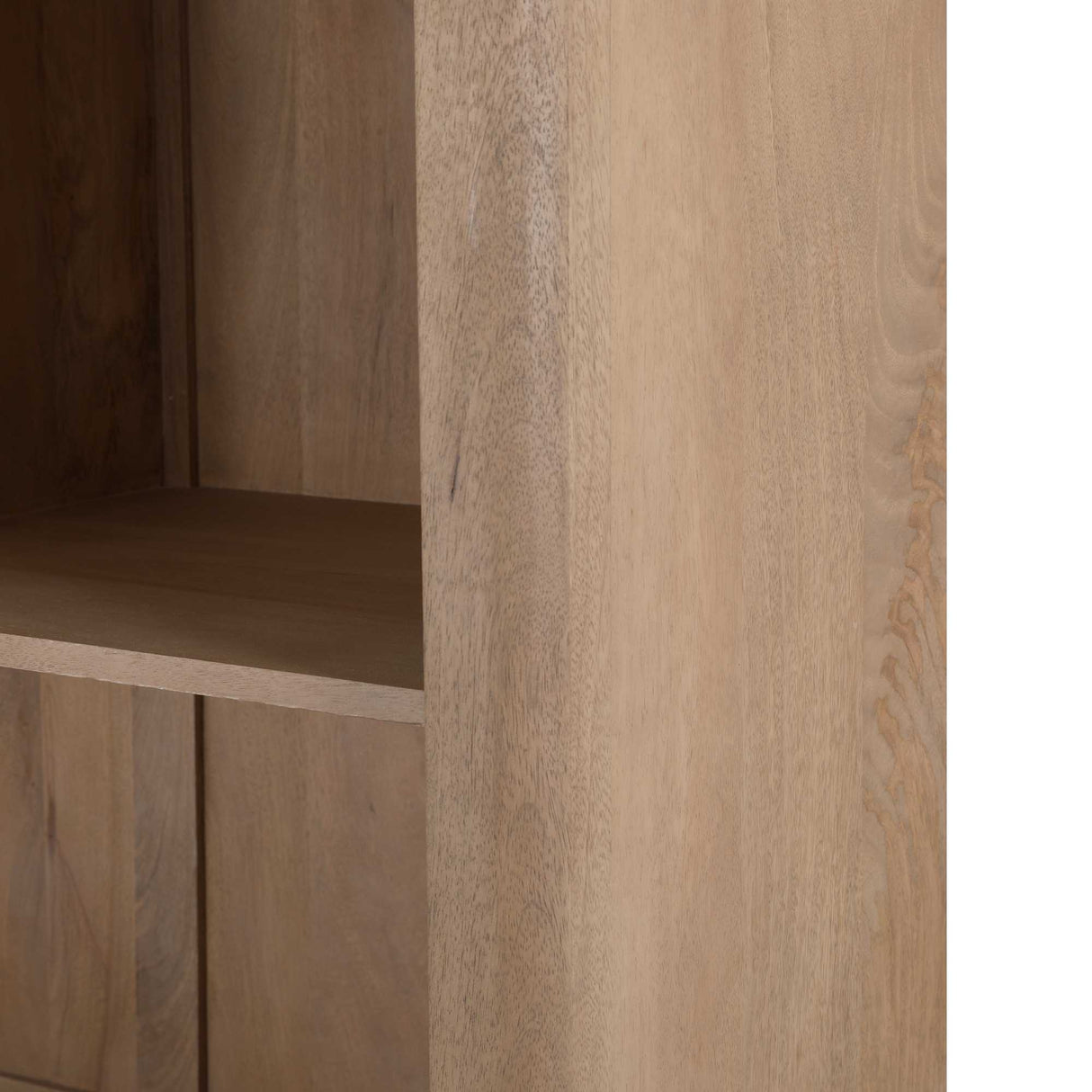 Bücherregal – FSC Massives Mangoholz, Natur Finish, Offenes XL Regalsystem, XL  - Dallas | Starfurn