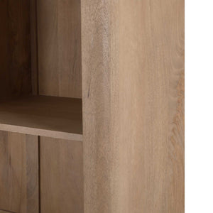 Bücherregal – FSC Massives Mangoholz, Natur Finish, Offenes XL Regalsystem, XL  - Dallas | Starfurn