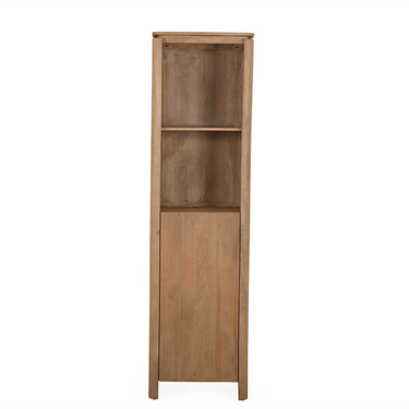 Bücherregal – FSC Massives Mangoholz, Natur Finish, Vertikales Holzdesign - Dallas | Starfurn