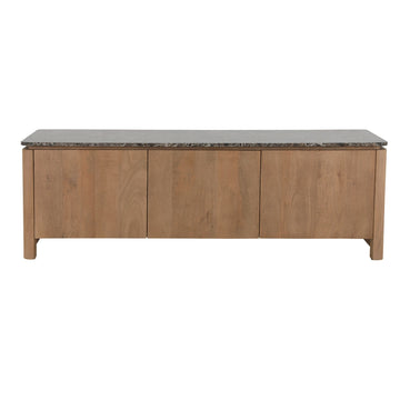 TV-Möbel – FSC Massives Mangoholz, Natur Finish, Modern Holz Design - Dallas | Starfurn