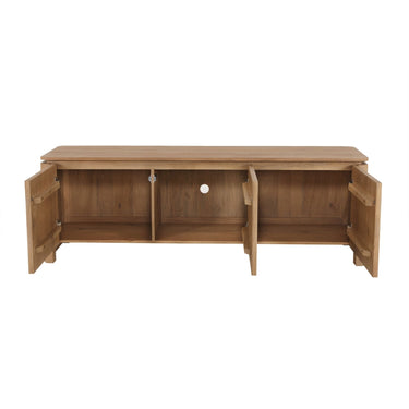 TV-Möbel – FSC Massives Mangoholz, Natur Finish, Modern Holz Design - Dallas | Starfurn
