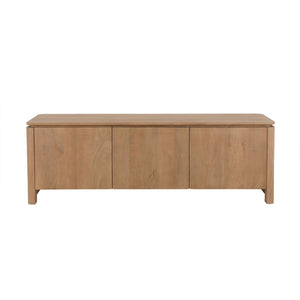 TV-Möbel – FSC Massives Mangoholz, Natur Finish, Modern Holz Design - Dallas | Starfurn