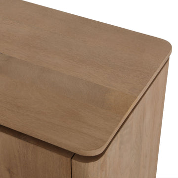 TV-Möbel – FSC Massives Mangoholz, Natur Finish, Modern Holz Design - Dallas | Starfurn