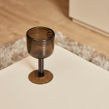 Couchtisch – Mangoholz, Sandfarbe, Gestapelte Quadratische Form – Saya | Starfurn