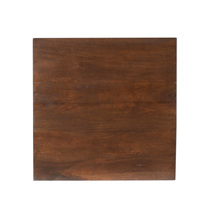Couchtisch - Mangoholz Braun, Quadrat Form, Kompakt Design – Livia | Starfurn