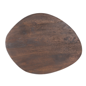 Coffee table – Mango wood, Brown color, Round shape – Mirre | Starfurn