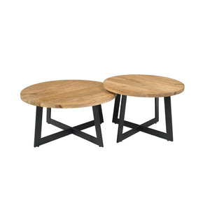 Couchtisch – Natürliche Oberfläche, Mangoholz Material, Modernes Design - Atlanta | Starfurn