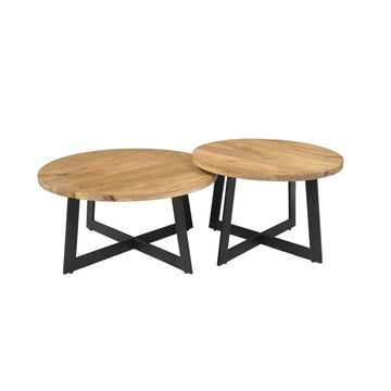Couchtisch – Natürliche Oberfläche, Mangoholz Material, Modernes Design - Atlanta | Starfurn