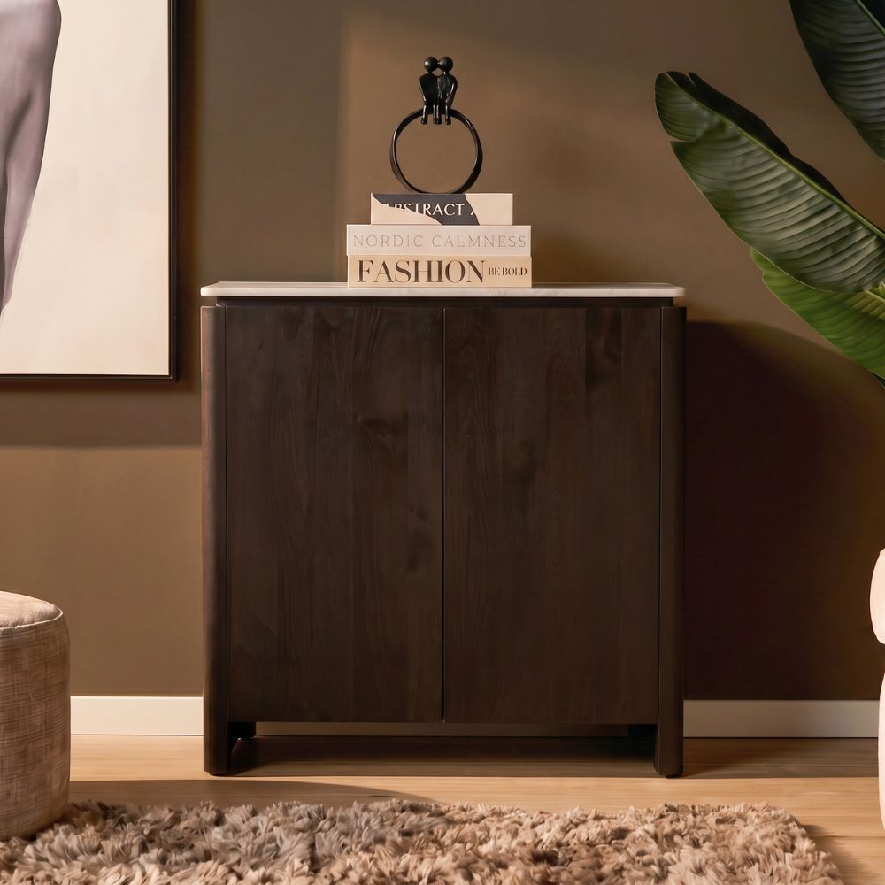Sideboard – FSC Massives Mangoholz, Braun Finish, Modern Holz Design - Dallas | Starfurn