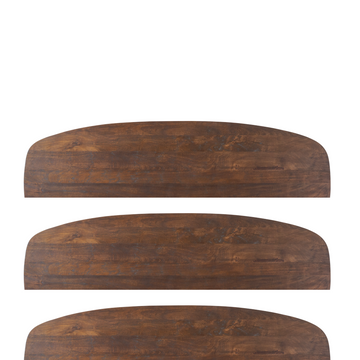 Esszimmertisch – Braunes Mangoholz, Halb Runde Beine, Massives Design, 300 cm - Maré | Starfurn