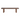 Esszimmerbank – Braunes Mangoholz, Halb Runde Beine, Massives Design 180 cm – Maré | Starfurn