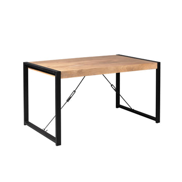 Esszimmertisch – Natürliche Oberfläche, Mangoholz Material, Rechteckiges Design – Britt | Starfurn