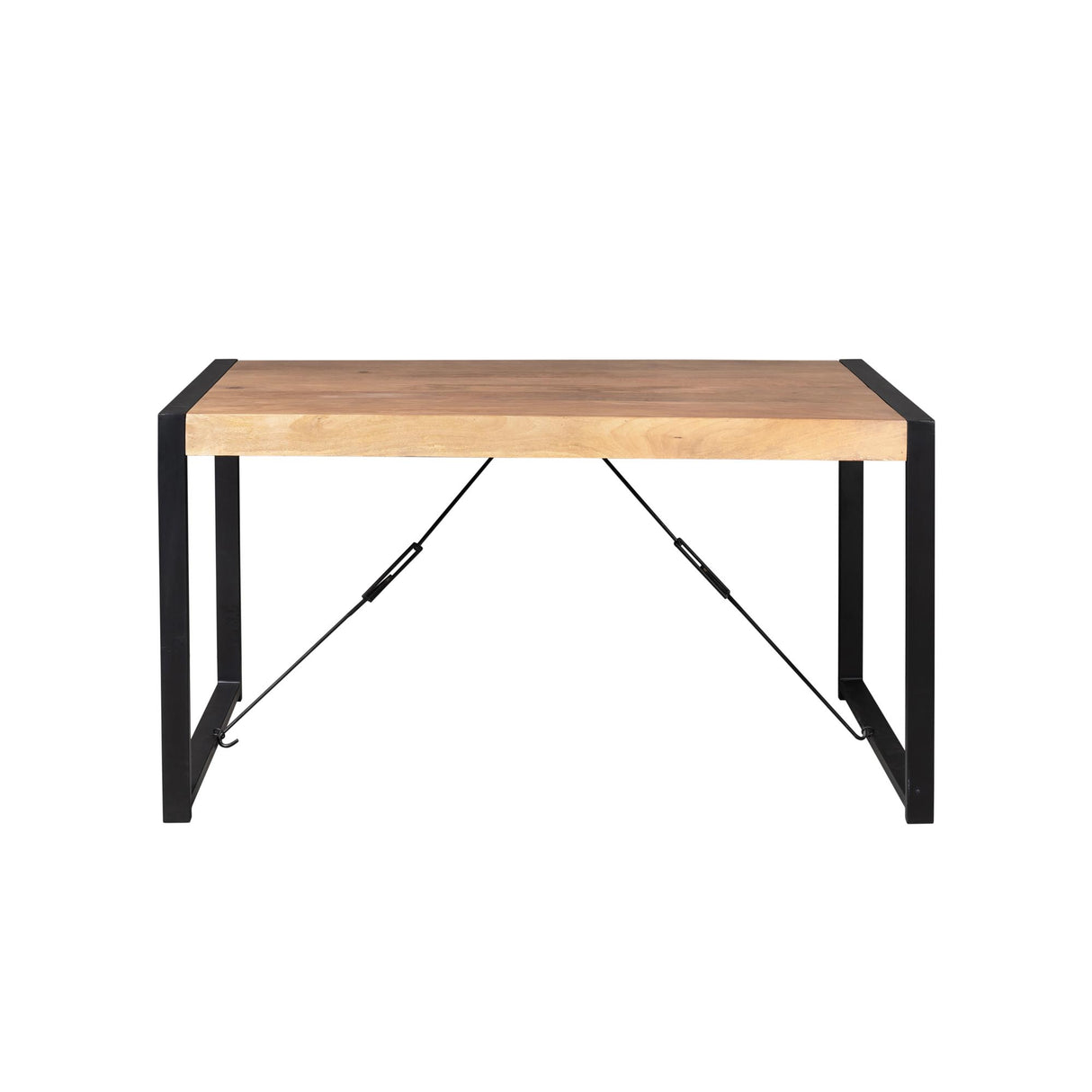 Esszimmertisch – Natürliche Oberfläche, Mangoholz Material, Rechteckiges Design – Britt | Starfurn