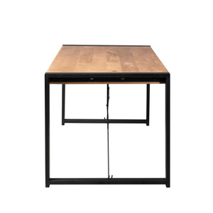 Esszimmertisch – Natürliche Oberfläche, Mangoholz Material, Rechteckiges Design – Britt | Starfurn