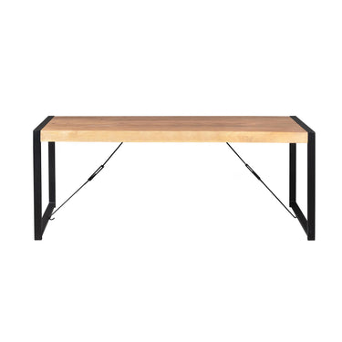 Dining Table – Rectangular Design, Natural Color, Mango Wood – Britt | Starfurn