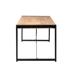 Dining Table – Rectangular Design, Natural Color, Mango Wood – Britt | Starfurn