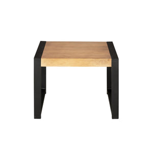 Beistelltisch – Mangoholz, Metallgestell, Naturoptik – Britt | Starfurn
