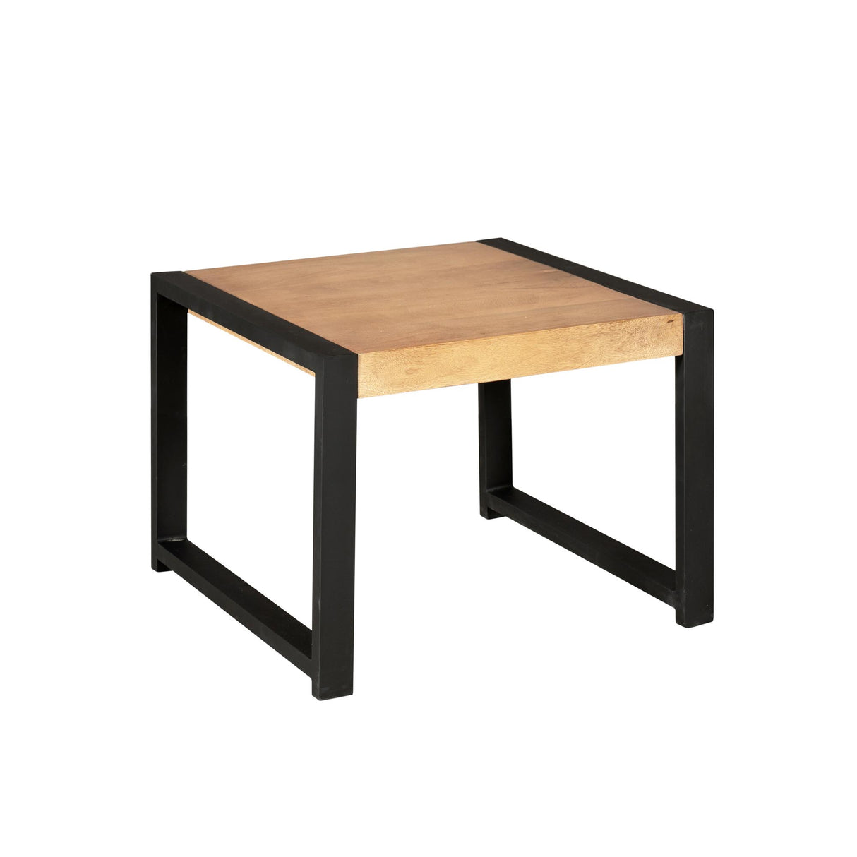 Beistelltisch – Mangoholz, Metallgestell, Naturoptik – Britt | Starfurn