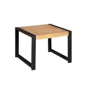 Beistelltisch – Mangoholz, Metallgestell, Naturoptik – Britt | Starfurn