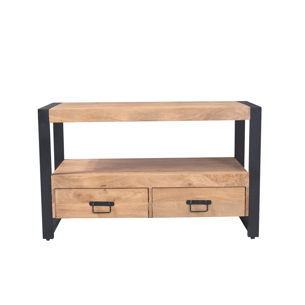 TV-Möbel – Natürliche Oberfläche, Mangoholz Material, Modernes Design – Britt | Starfurn