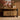 Sideboard – Mango Wood Material, Black Metal Frame, Striped Wood Design – Britt | Starfurn
