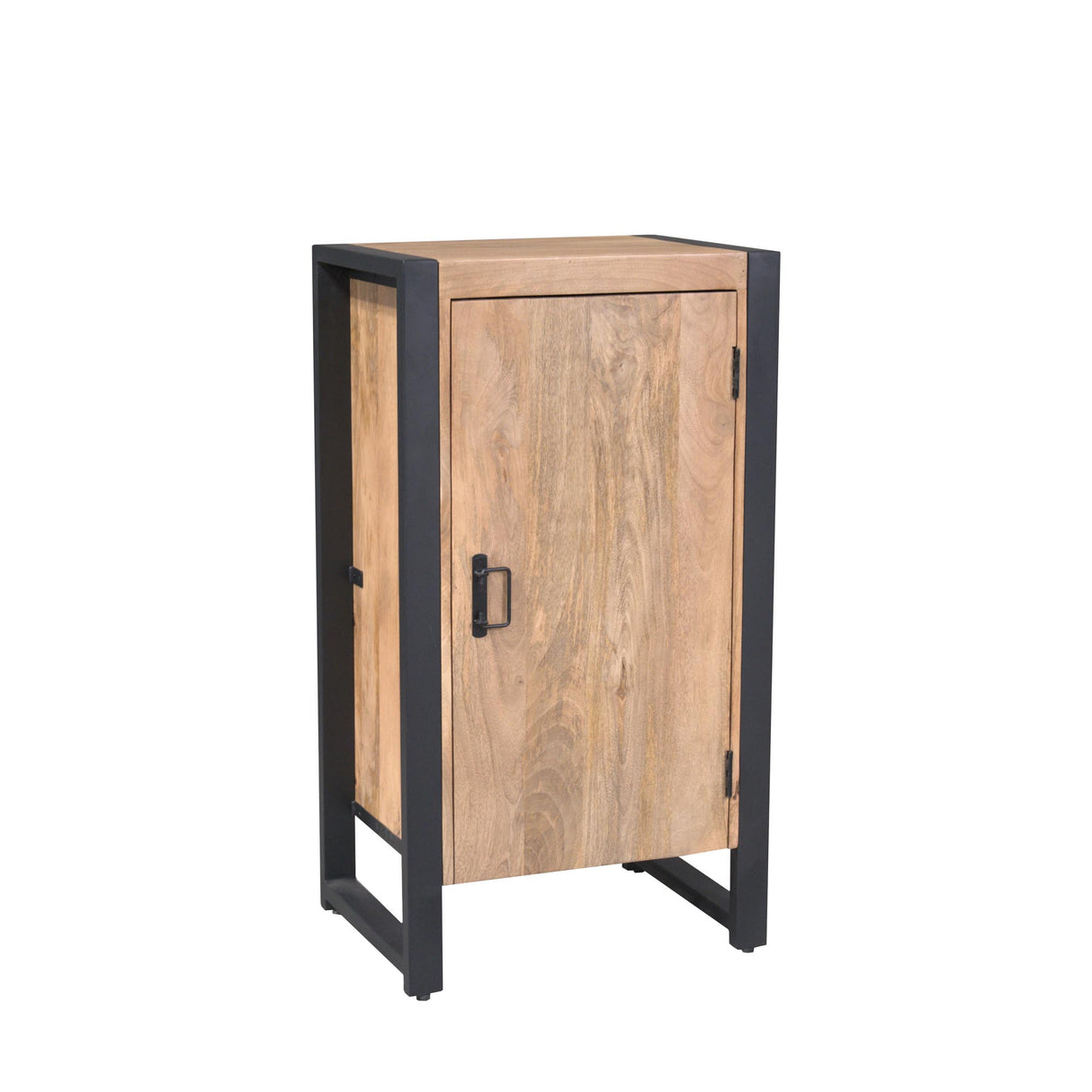 Schrank – Mangoholz, Schwarzmetall, Naturfinish - Britt | Starfurn