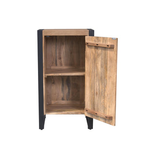 Schrank – Mangoholz, Schwarzmetall, Naturfinish - Britt | Starfurn
