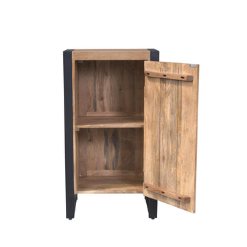 Schrank – Mangoholz, Schwarzmetall, Naturfinish - Britt | Starfurn