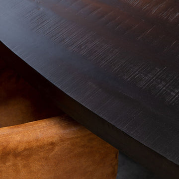 Esszimmertisch – Mangoholz Material, Metallgestell, Oval Design, 240 cm - Denver | Starfurn