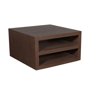 Couchtisch – Mangoholz Material, Walnussoberfläche, Minimalistisches Design – Brussel | Starfurn