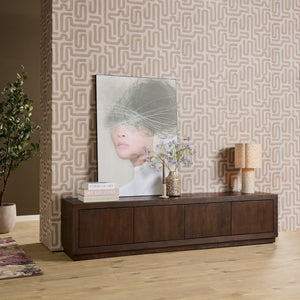 TV Unit – Mango Wood, Modern Design, Ample Storage – Brussels | Starfurn