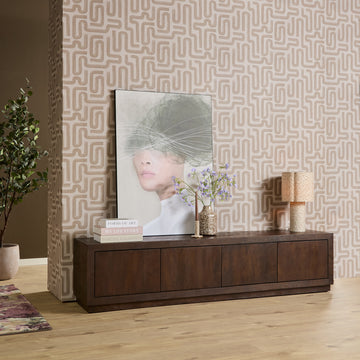 TV Unit – Mango Wood, Modern Design, Ample Storage – Brussels | Starfurn