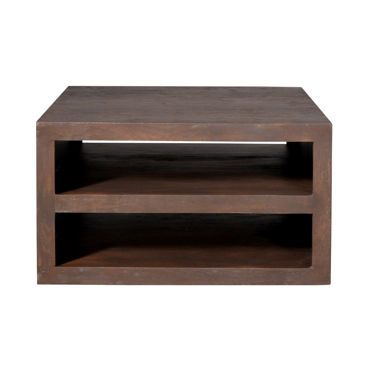 Couchtisch – Braune Oberfläche, Modernes Design, Praktischer Stauraum – Brussel | Starfurn