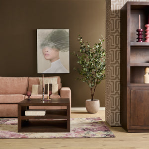 Couchtisch – Braune Oberfläche, Modernes Design, Praktischer Stauraum – Brussel | Starfurn