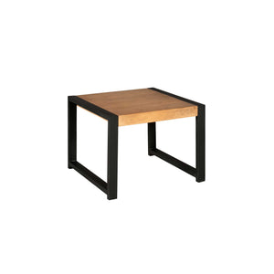 Side table – Modern design, natural color, mango wood and metal – Boaz | Starfurn