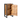 Cabinet – Mango Wood Natural, Black Metal, Compact Design – Boaz | Starfurn