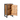 Cabinet – Mango Wood Natural, Black Metal, Compact Design – Boaz | Starfurn