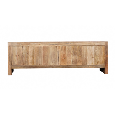 TV unit – Mango wood, natural look, minimalist – Tense | Starfurn