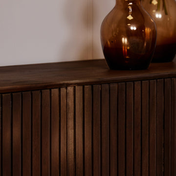 TV Unit – Mango Wood, Metal Frame, Modern Design – Madison | Starfurn