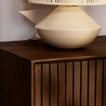 TV Unit – Mango Wood, Metal Frame, Modern Design – Madison | Starfurn