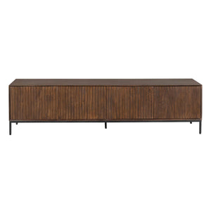 TV Unit – Mango Wood, Metal Frame, Modern Design – Madison | Starfurn