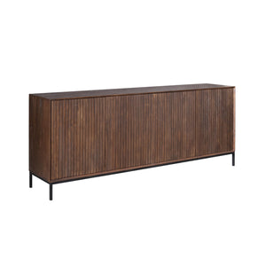 Sideboard – Mango Wood, Modern Design, Metal Accents – Madison | Starfurn
