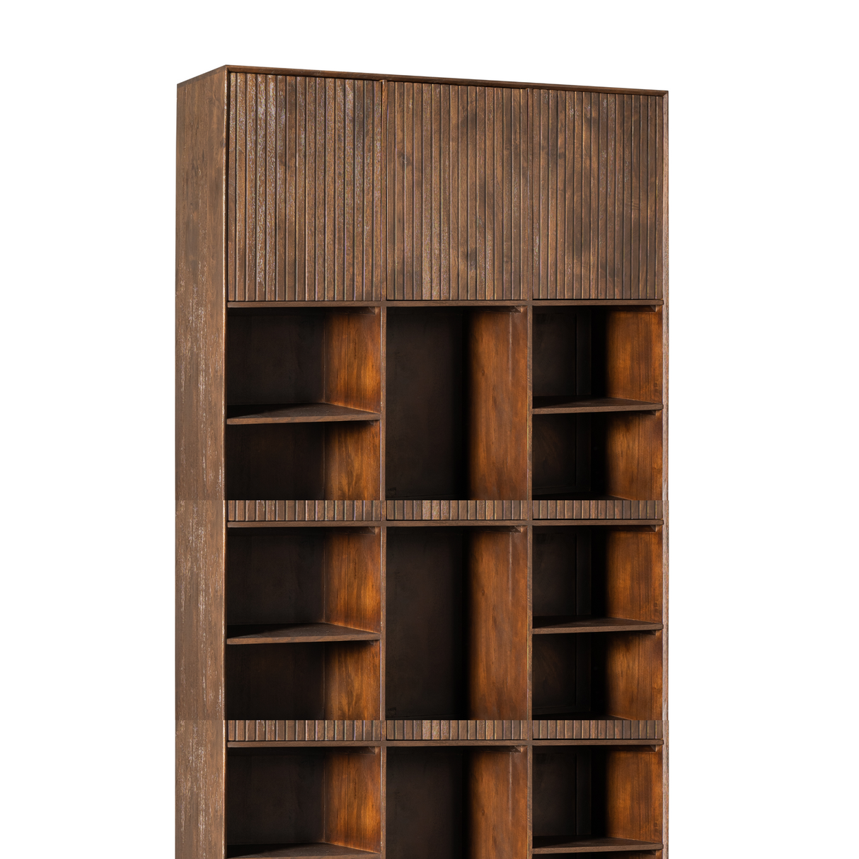 Schrank – Mangoholz, Schwarzmetall, Braunoptik - Madison | Starfurn