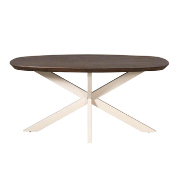 Esszimmertisch – Deens Oval, Mangoholz, Sandgestell – Madison | Starfurn