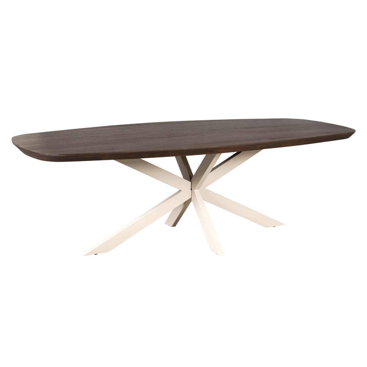 Dining Table – Mango Wood, Brown Finish, Sand Frame – Madison | Starfurn
