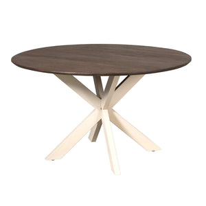 Esszimmertisch - rundes Tischblatt, Metallbeine, modernes Design – Madison | Starfurn