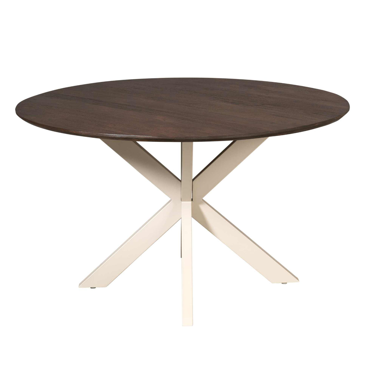 Esszimmertisch - rundes Tischblatt, Metallbeine, modernes Design – Madison | Starfurn